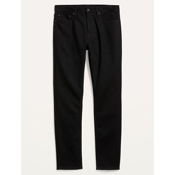 Old Navy Men's Black Slim Fit Built-In-Flex Denim Jeans 48x34 - Picture 1 of 5